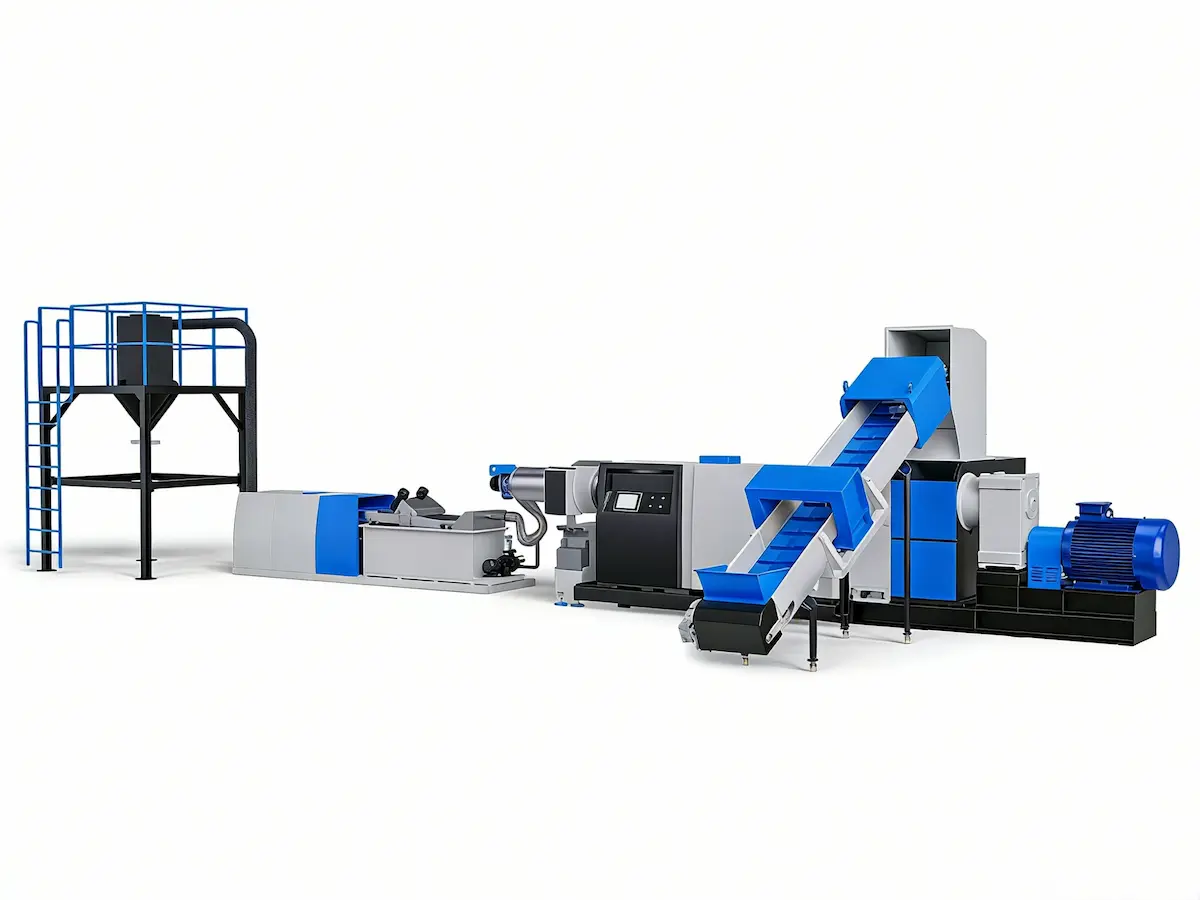 Shredding & In-Plant Recycling Pelletizing Line 2